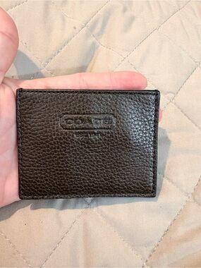 COACH Vintage Pebbled Leather Snap-In Pouch Replacement Insert or Card case